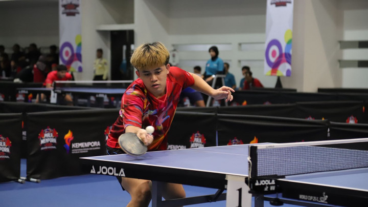 Seleknas Tenis Meja Piala Menpora 2025 Berlangsung Ketat