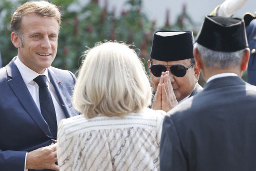 Prabowo Terima Kunjungan Resmi Presiden Macron
