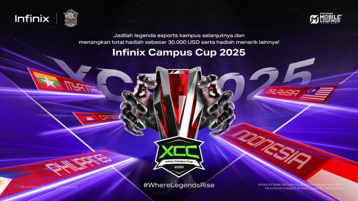 Infinix Campus Cup (XCC) 2025 Dimulai, Panggung Esports Asia Tenggara