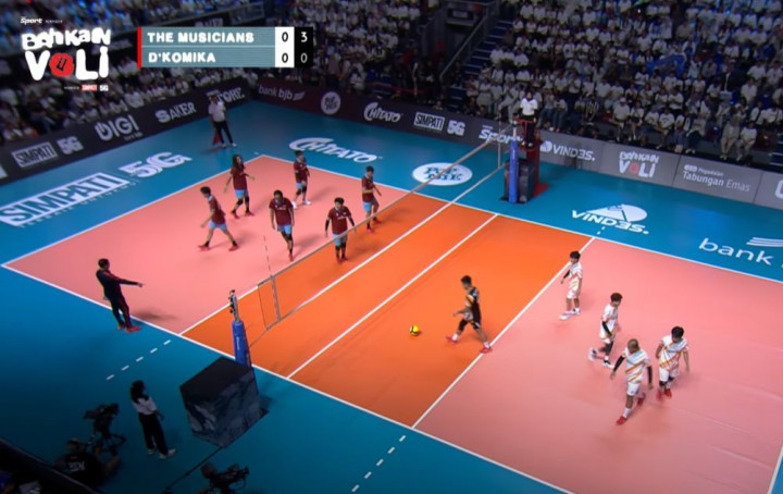 The Musicians Libas D'Komika di Bahkan Voli 2 Vindes, Segini Skornya