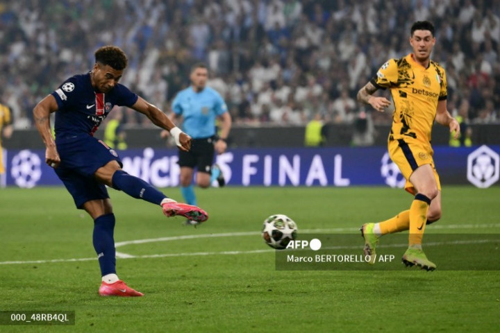 Hakimi dan Doue Bawa PSG Ungguli Inter
