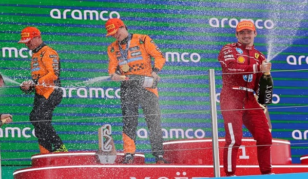 Duo McLaren Teratas, Verstappen Makin Tertinggal di Klasemen Sementara F1