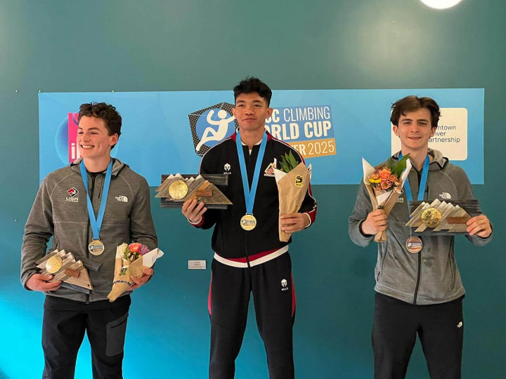 Kiromal Katibin Juara IFSC Climbing World Cup 2025