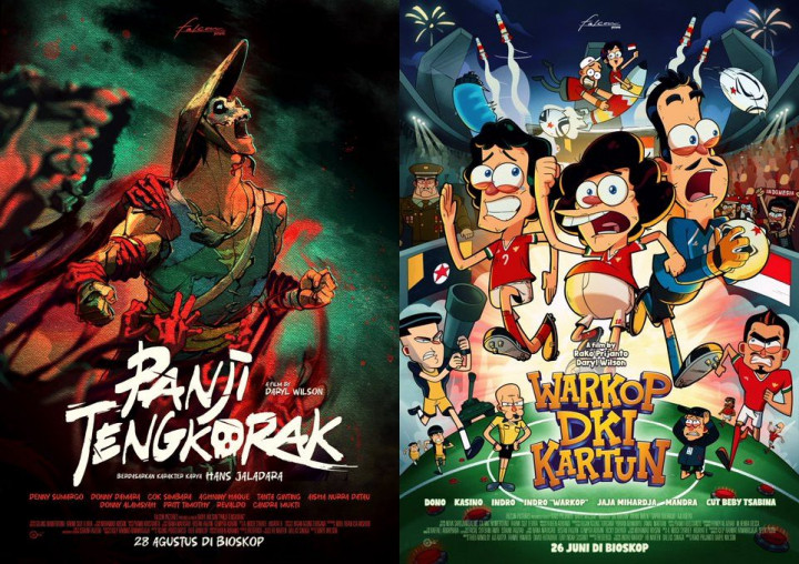 Film Animasi Warkop DKI Kartun dan Panji Tengkorak Tayang Tahun Ini