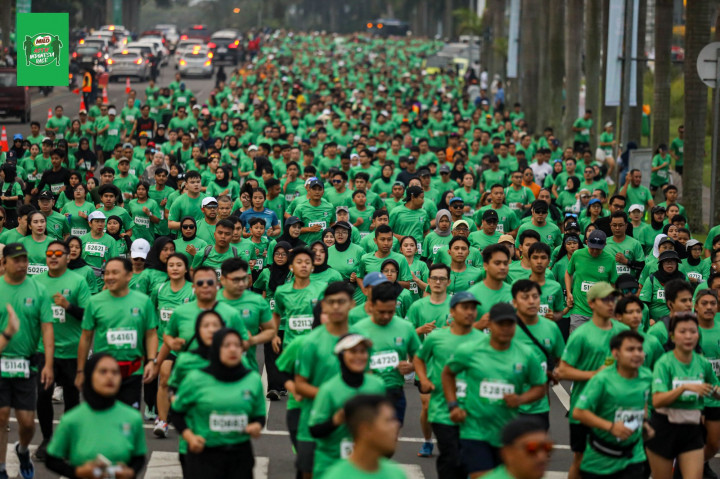 Ribuan Peserta Ramaikan Lomba Lari Road to MILO ACTIV Indonesia Race 2025 Bandung Raya Series