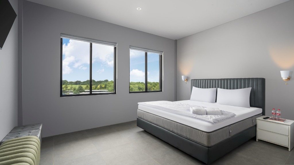Meski di area heritage, kamar Swiss-Belexpress di Rest Area Heritage KM 260B tampak modern. Dok. Ist
