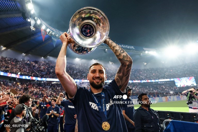 Kiper PSG, Gianluigi Donnarumma (AFP/Franck Fife)