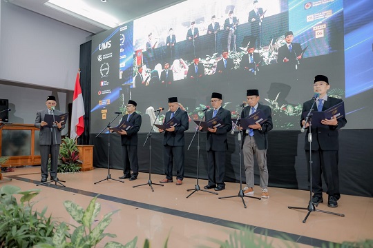 UMS Punya Lima Wakil Rektor Baru