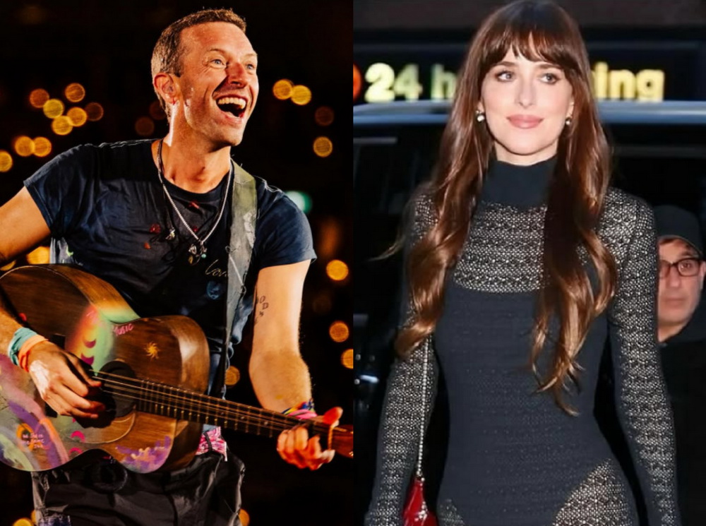 Chris Martin dan Dakota Johnson (Foto: Instagram)