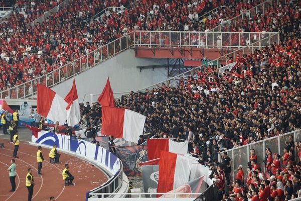 Suasana Stadion GBK saat Timnas Indonesia berlaga (Foto: Medcom.id/Kautsar Halim)