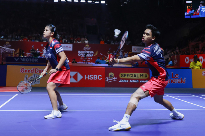 Indonesia Open 2025: Jafar/Felisha dan Amri/Nita Tersingkir, Ganda Campuran Tuan Rumah Sisa Satu di Perempat Final