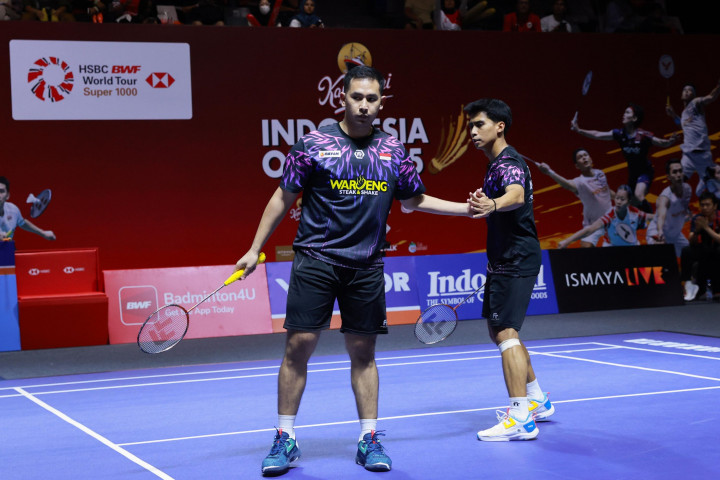 Indonesia Open 2025: Dukungan Suporter Bantu Sabar/Reza Amankan 8 Besar