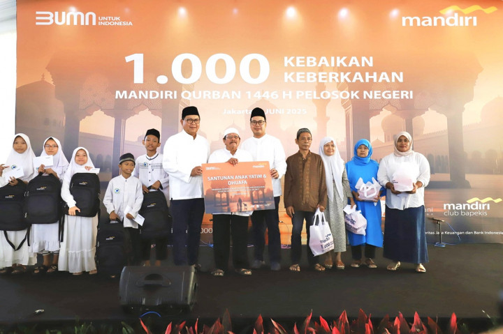 Wujud Nyata Kepedulian Bank Mandiri di Program Kurban di Idul Adha 1446 H