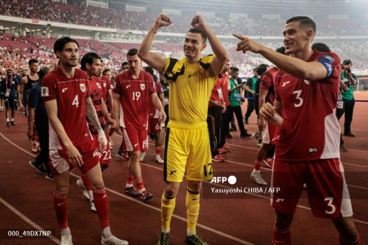 Peringkat FIFA Timnas Indonesia Naik Enam Tingkat Usai Kalahkan Tiongkok