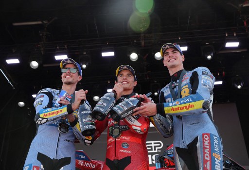 Pembalap Gresini Racing Dominasi Podium Balapan Sprint MotoGP Aragon