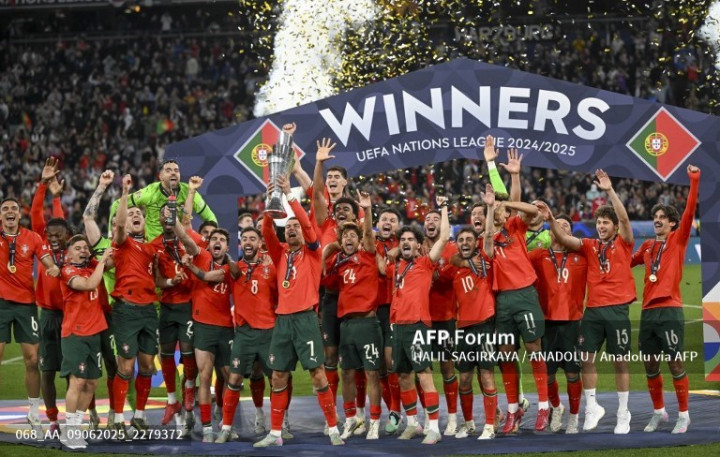 UEFA Nations League: Lewat Drama Adu Penalti, Portugal Juara Usai Kalahkan Spanyol