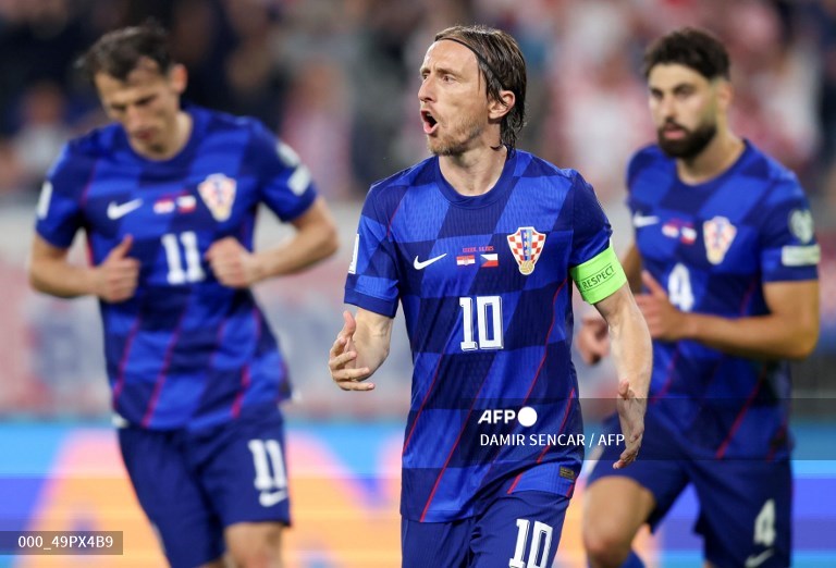 Luka Modric pimpin Kroasia libas Republik Ceko 5-1-Foto AFP