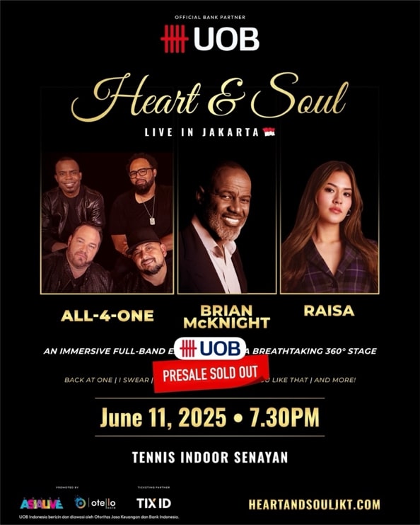 Besok! Heart & Soul Live in Jakarta 2025 Hadir dengan Panggung 360 Derajat