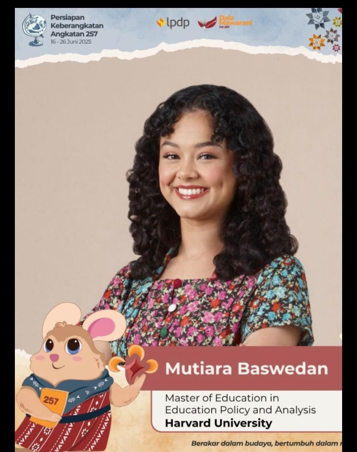 Ikuti Jejak Sang Ayah Kuliah di Amerika, Mutiara Baswedan Raih Beasiswa LPDP di Harvard University