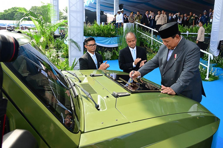 TNI AD Bakal Gunakan Mobil Listrik Pindad Maung MV3 EV Pandu