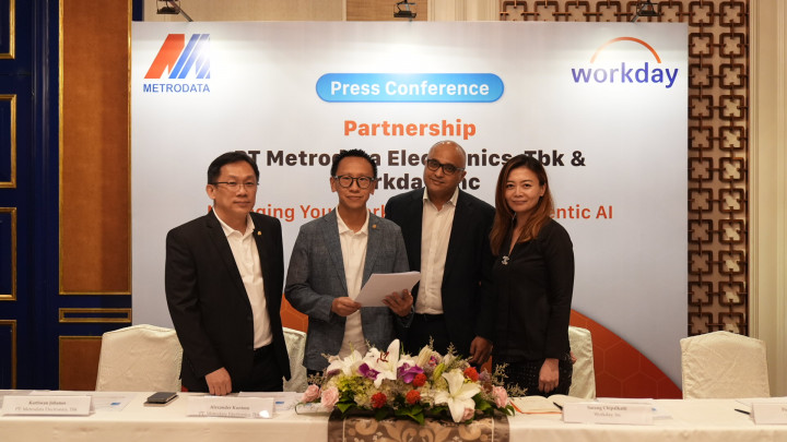 Metrodata Gandeng Workday Dukung Transformasi Digital Korporasi