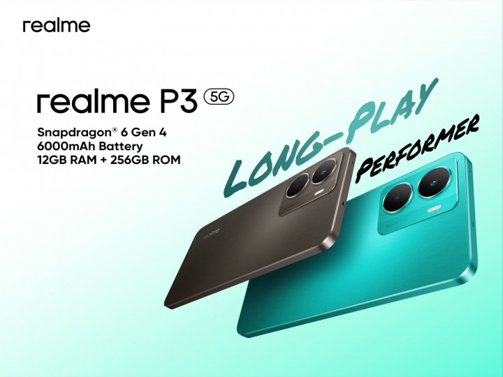 realme P3 5G Resmi Meluncur, Klaim Spesifikasi Juara di Harga Rp3 Juta