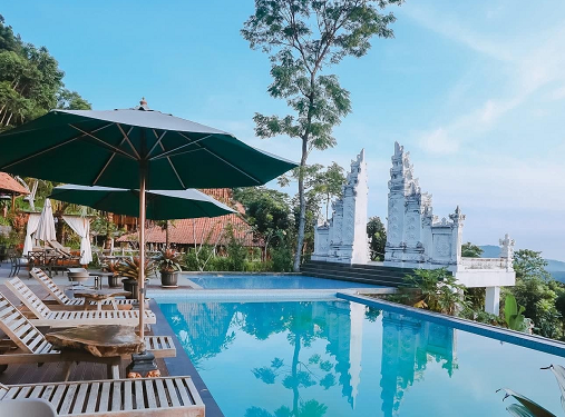 Mandapa Kirana, resort bernuansa Bali di Sentul City. (Foto: Dok. Istimewa)