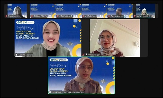 Bersahabat Sejak Kuliah di Unair, Athari dan Faiqah Sama-Sama Dapat Beasiswa di Rusia