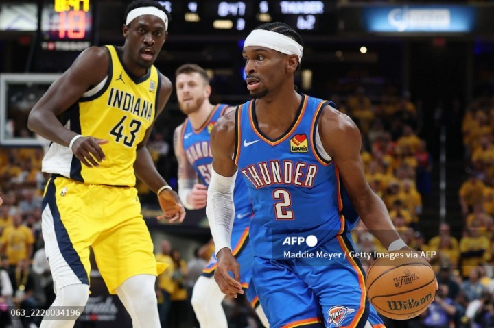 Final NBA: SGA Pimpin Kebangkitan Thunder untuk Imbangi Pacers
