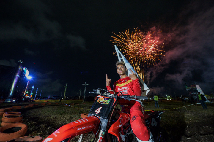 Tampil Agresif, M. Zidane Juara Umum Seri Kedua Trial Game Dirt 2025