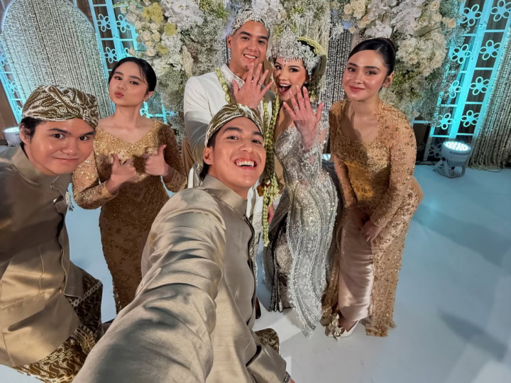 Tissa Biani dan Syifa Hadju Curi Perhatian di Pernikahan Al Ghazali dan Alyssa Daguise