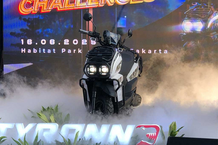 Motor Listrik Baru Tyranno, Tampil Beda Nih Buat yang Mau Adventure-an