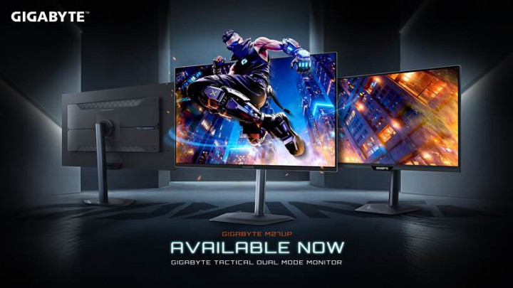 Gigabyte M27UP Resmi Dirilis, Ada Dual-Mode untuk Semua Jenis Game