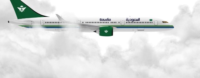  Saudi Airlines terpaksa melakukan pendaratan darurat di Bandara Internasional Kualanamu setelah menerima ancaman bom. (Foto: Dok. Laman resmi Saudia.com)