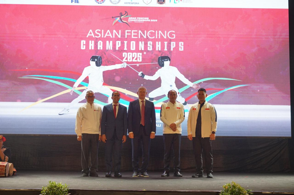 Pembukaan Asian Fencing Championships 2025 (dok. Ist)
