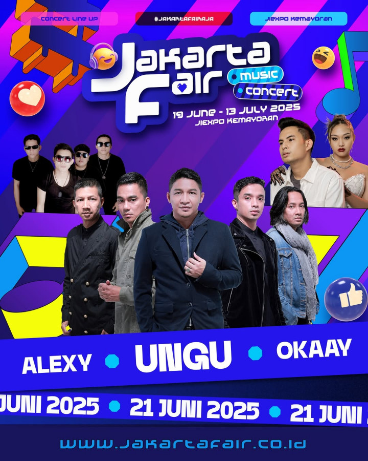 Jadwal Konser Jakarta Fair 2025 Akhir Pekan Ini, Ada Ungu hingga Maliq D'Essentials