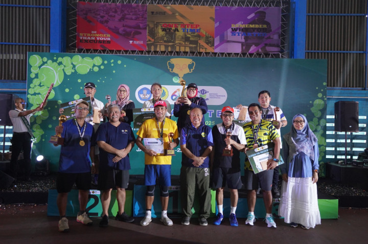 Sukses Digelar UNJ, Ini Daftar Pemenang Kejuaraan Tenis Profesor Nasional 2025