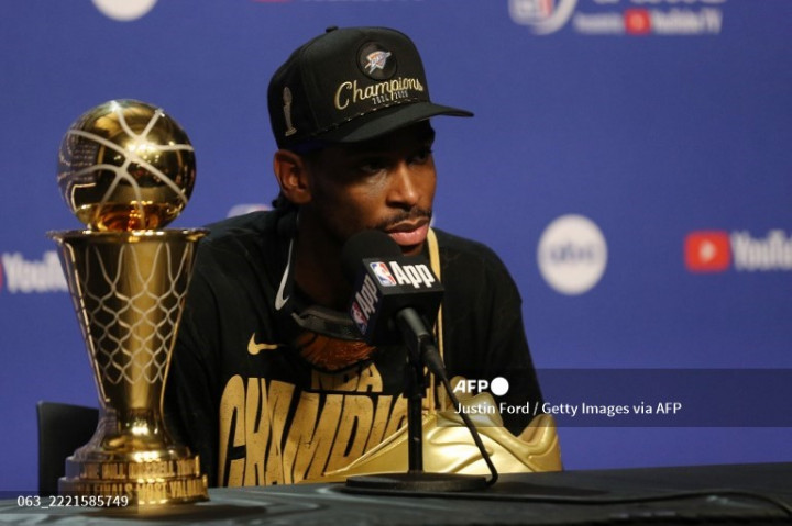 Shai Gilgeous-Alexander Terpilih jadi MVP Final NBA 2025