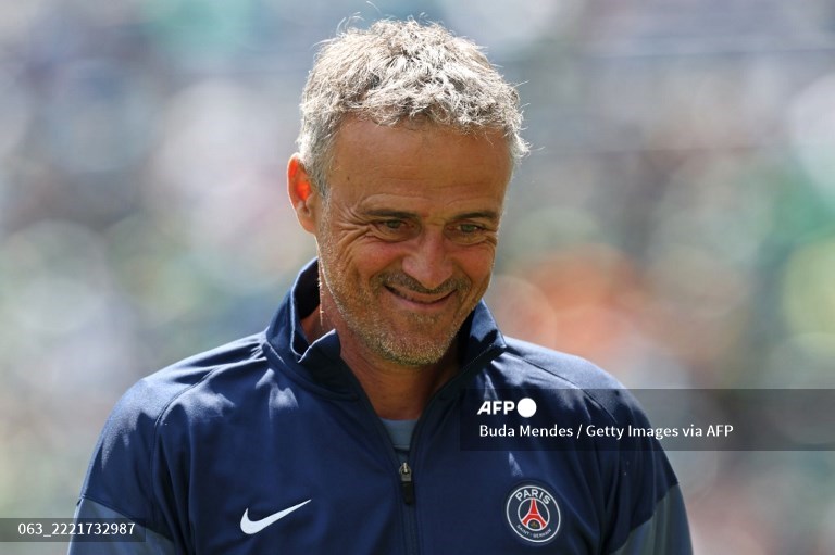 Pelatih PSG, Luis Enrique (AFP/Buda Mendes)