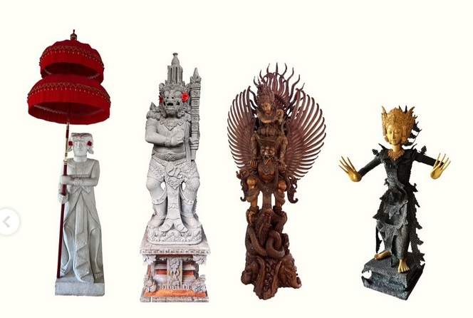 Intip, 4 Koleksi Patung di Istana Kepresidenan Tampaksiring Bali