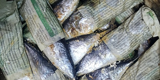 Awas, Bungkus Ikan Pindang Pakai Kertas Bekas Berbahaya! Ganti Pakai Ini