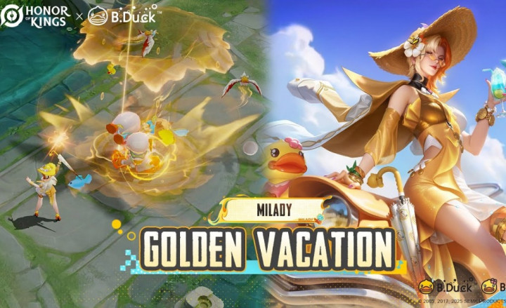 Cara Dapatkan Skin Golden Vacation Milady di Honor of Kings