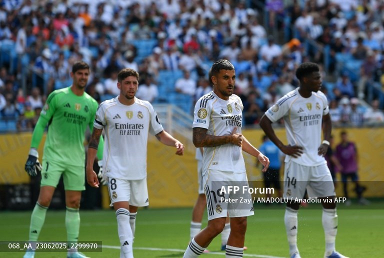 Skuat Real Madrid. (Foto: AFP/Peter Zay)