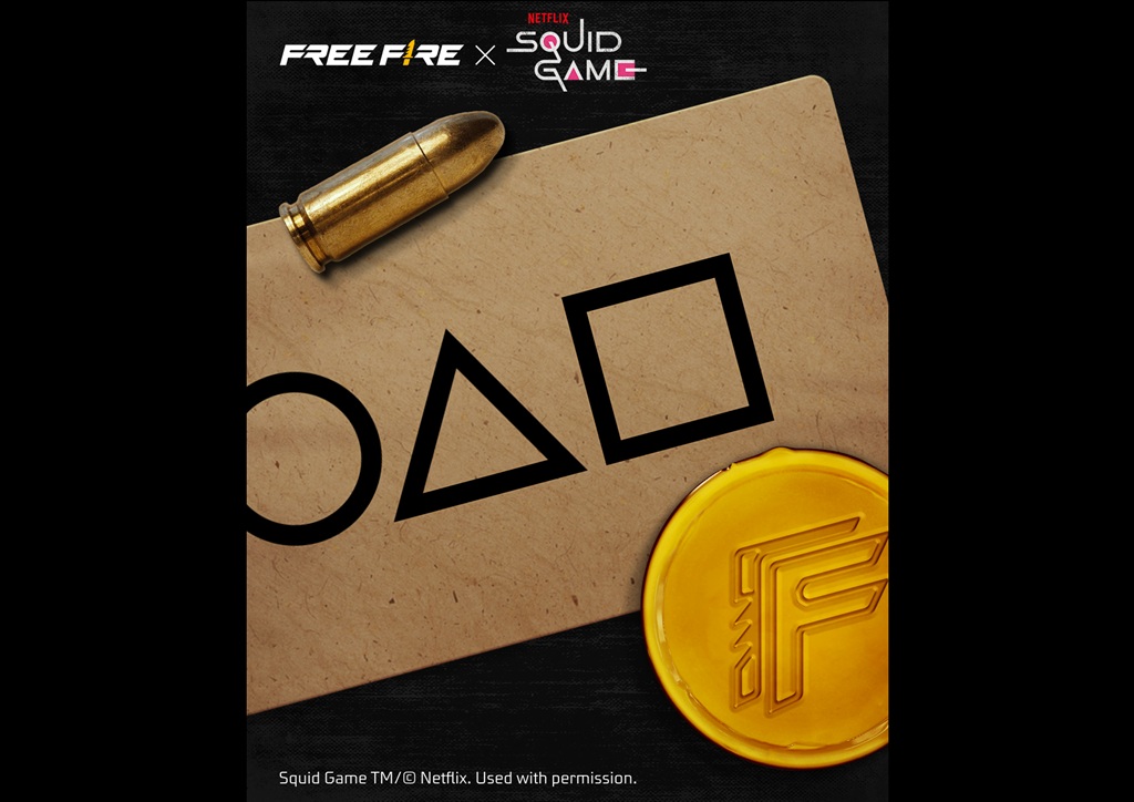 Garena akan mengahdirkan konten kolaborasi Free Fire dan Squid Game di bulan Juli.