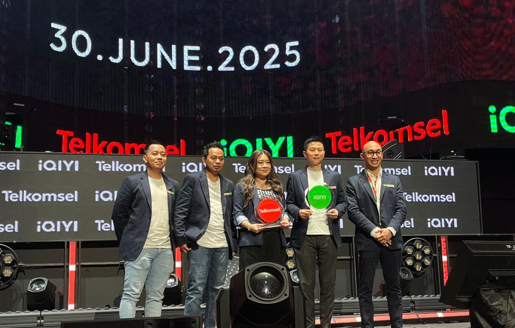 Peluncuran Kerja Sama Strategis Telkomsel dan iQIYI. Foto: Medcom