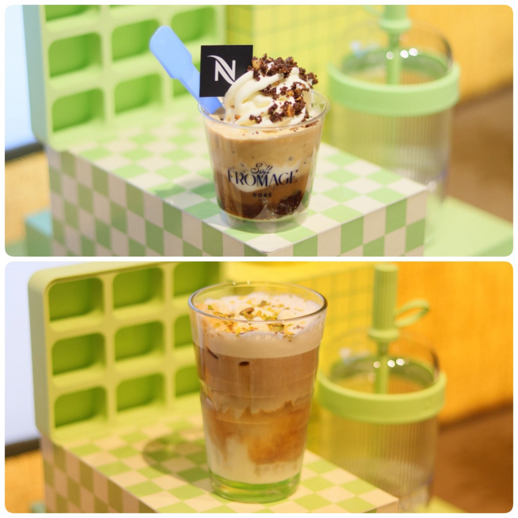 Kamu dapat mencicipi dua resep kopi dingin yang cocok untuk musim panas dari Nespresso, yaitu Iced Pistachio Vanilla Latte dan Sweet Delight. Dok. Ist
