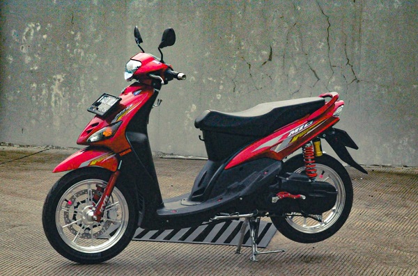 Modif Simpel Mio Lawas, Ini Rekomendasi Shockbreaker dan Ban untuk Harian