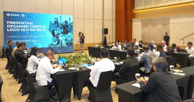  Kemenekraf terlibat dalam pemilihan desain logo HUT ke-80 RI bersama Kemensetneg dan ADGI.  (Foto: Dok. Birkom Kemenekraf)