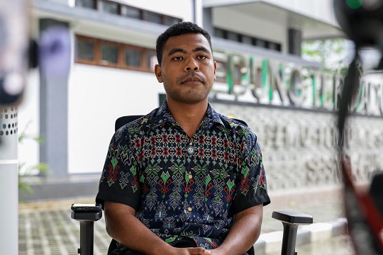 Adreas Selangkah Lebih Dekat Wujudkan Mimpi Jadi Tenaga Kesehatan Berkat KIP-Kuliah