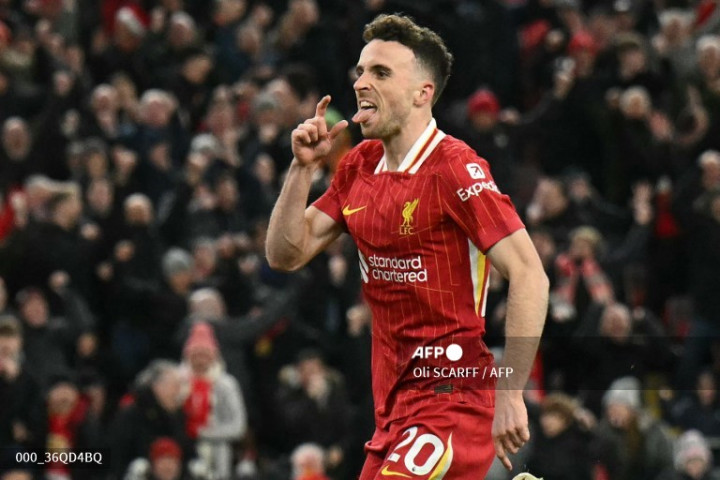 Liverpool Abadikan Jersey Nomor 20 Diogo Jota
